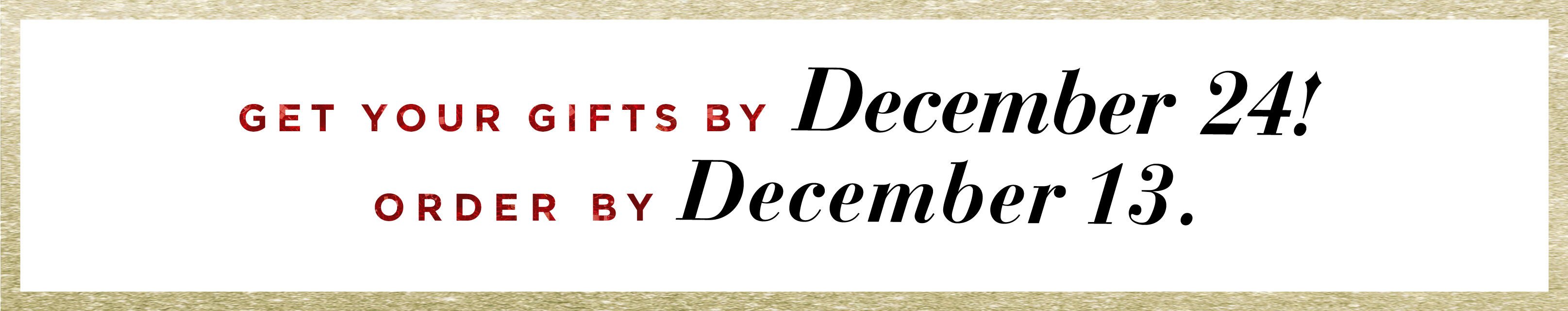 Skechers Holiday Gift Guide Last Order Date